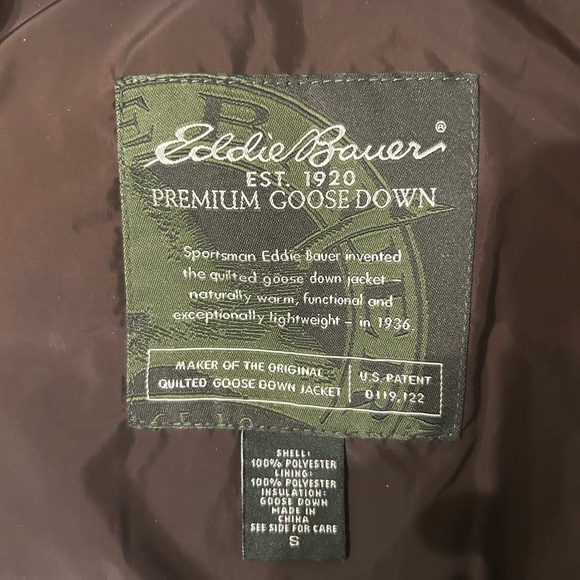 Eddie Bauer premium goose down Vest size Small - Picture 5 of 7